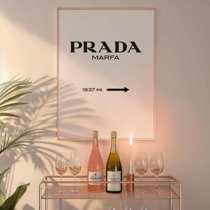 Prada Marfa Portrait Wall Art wall - art - picture - poster