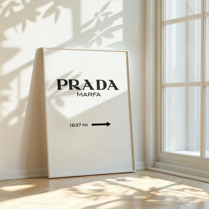 Prada Marfa Portrait Wall Art wall - art - picture - poster