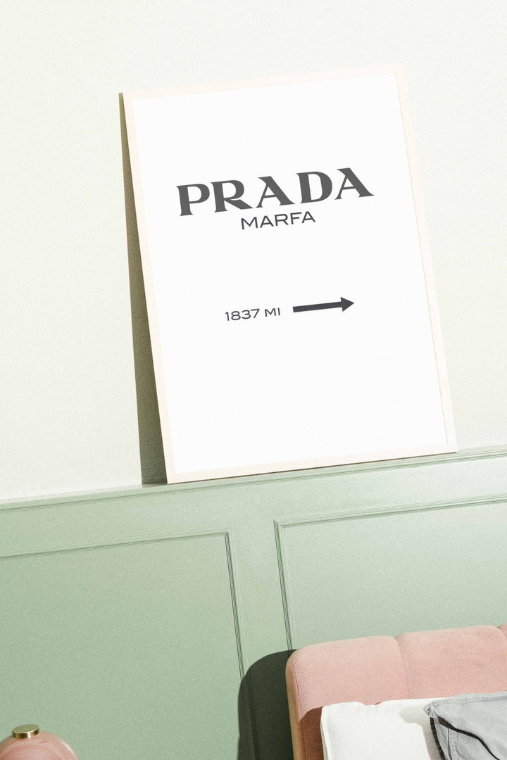 Prada Marfa Portrait Wall Art wall - art - picture - poster