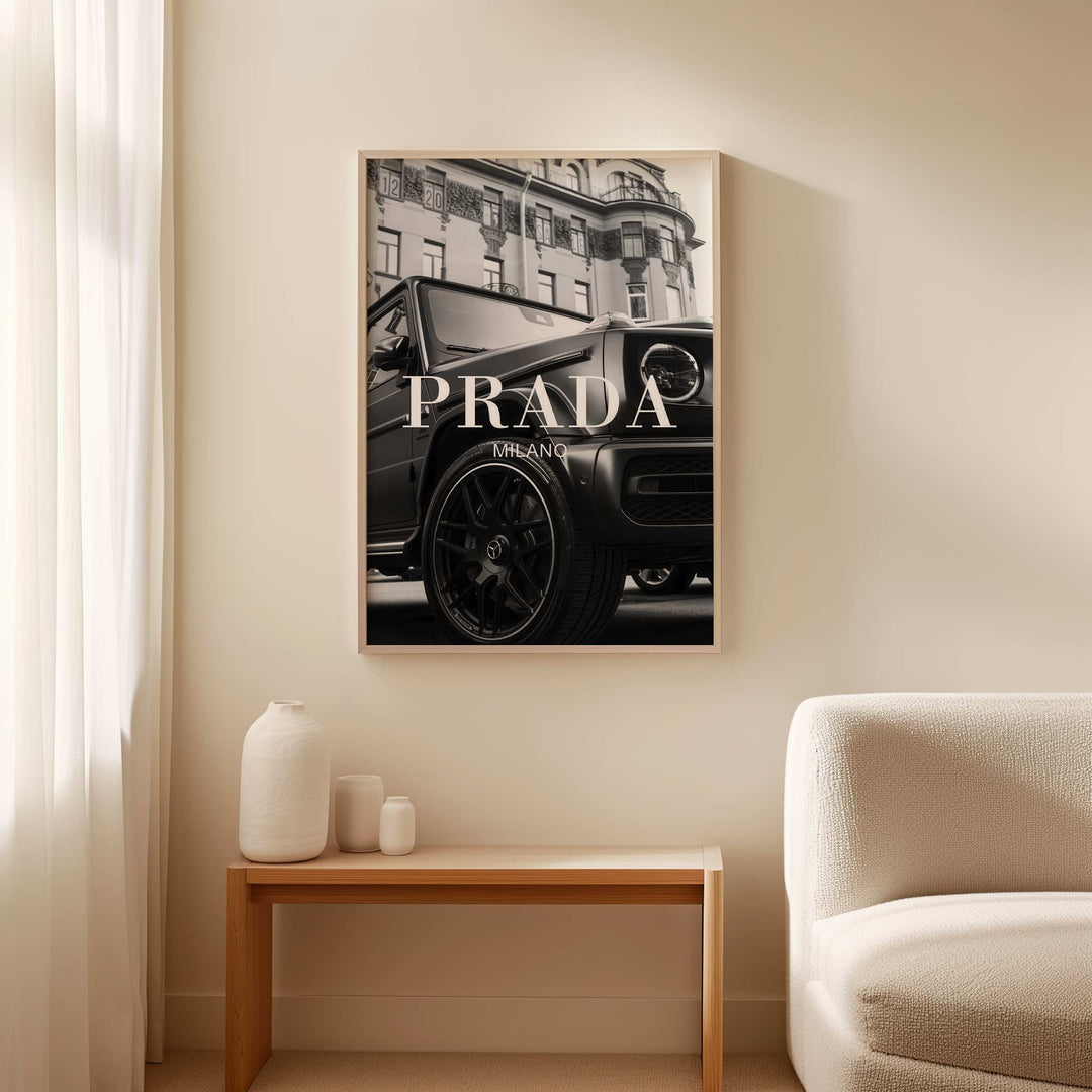 Prada Milano Jeep Photograph wall - art - picture - poster