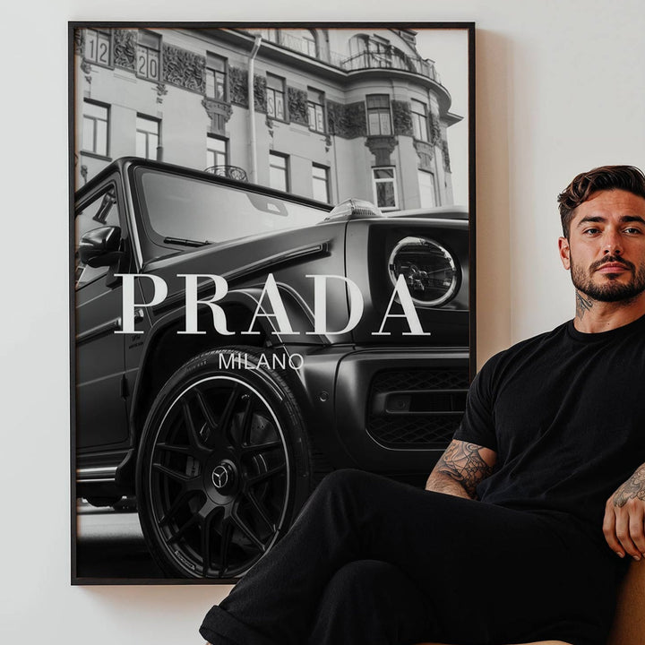 Prada Milano Jeep Photograph wall - art - picture - poster
