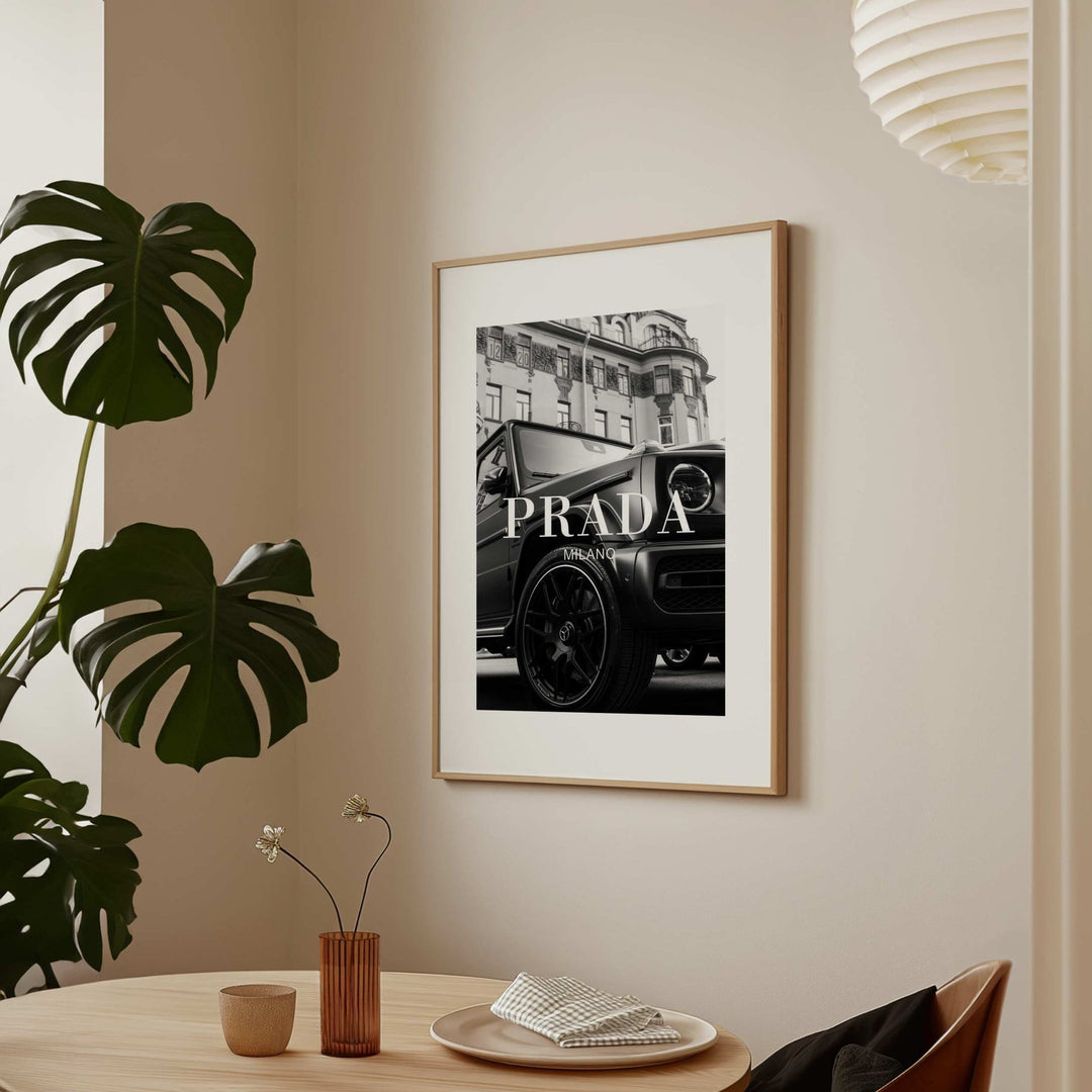Prada Milano Jeep Photograph wall - art - picture - poster