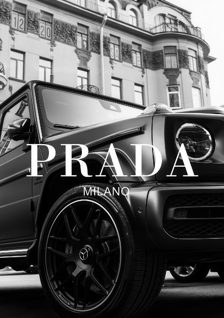 Prada Milano Jeep Photograph frame