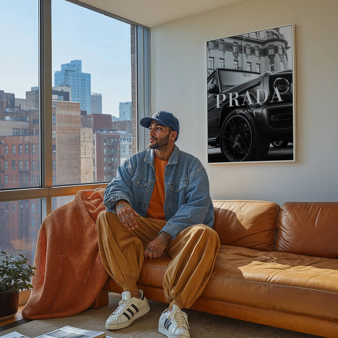 Prada Milano Jeep Photograph wall - art - picture - poster