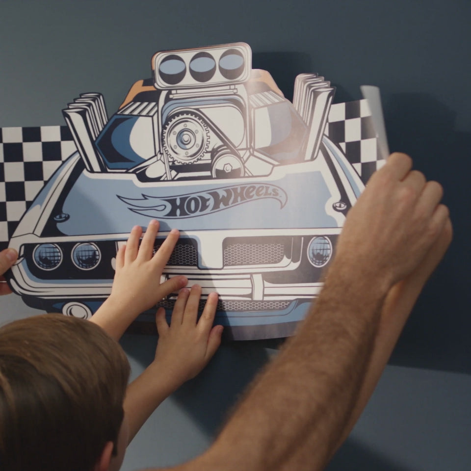 Hot Wheels: Muscle Power Car Wall Decal Sticker Set