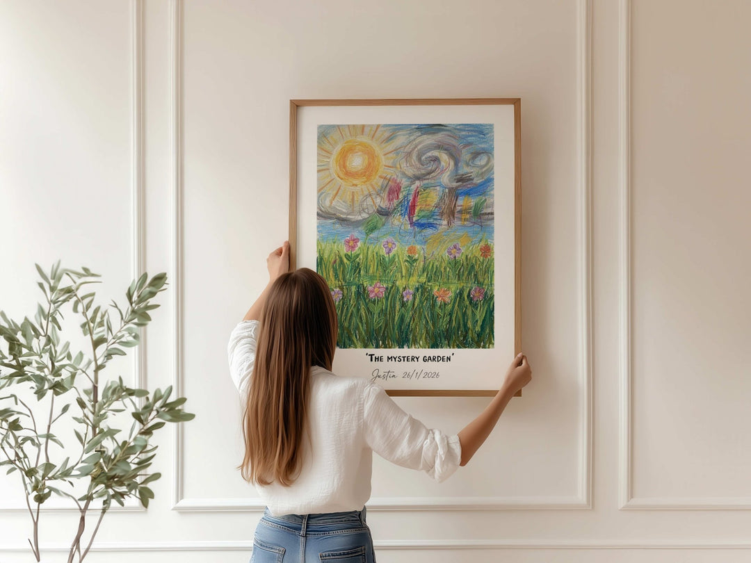 Print My Child's Art wall - art - picture - poster