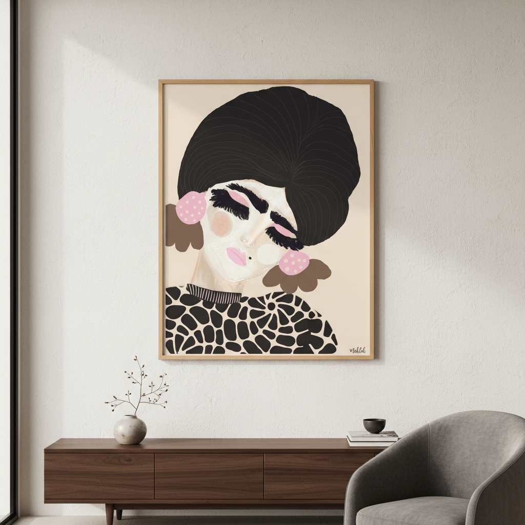 Priscilla by Inkheart Designs wall - art - picture - poster