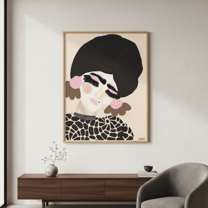 Priscilla by Inkheart Designs wall - art - picture - poster