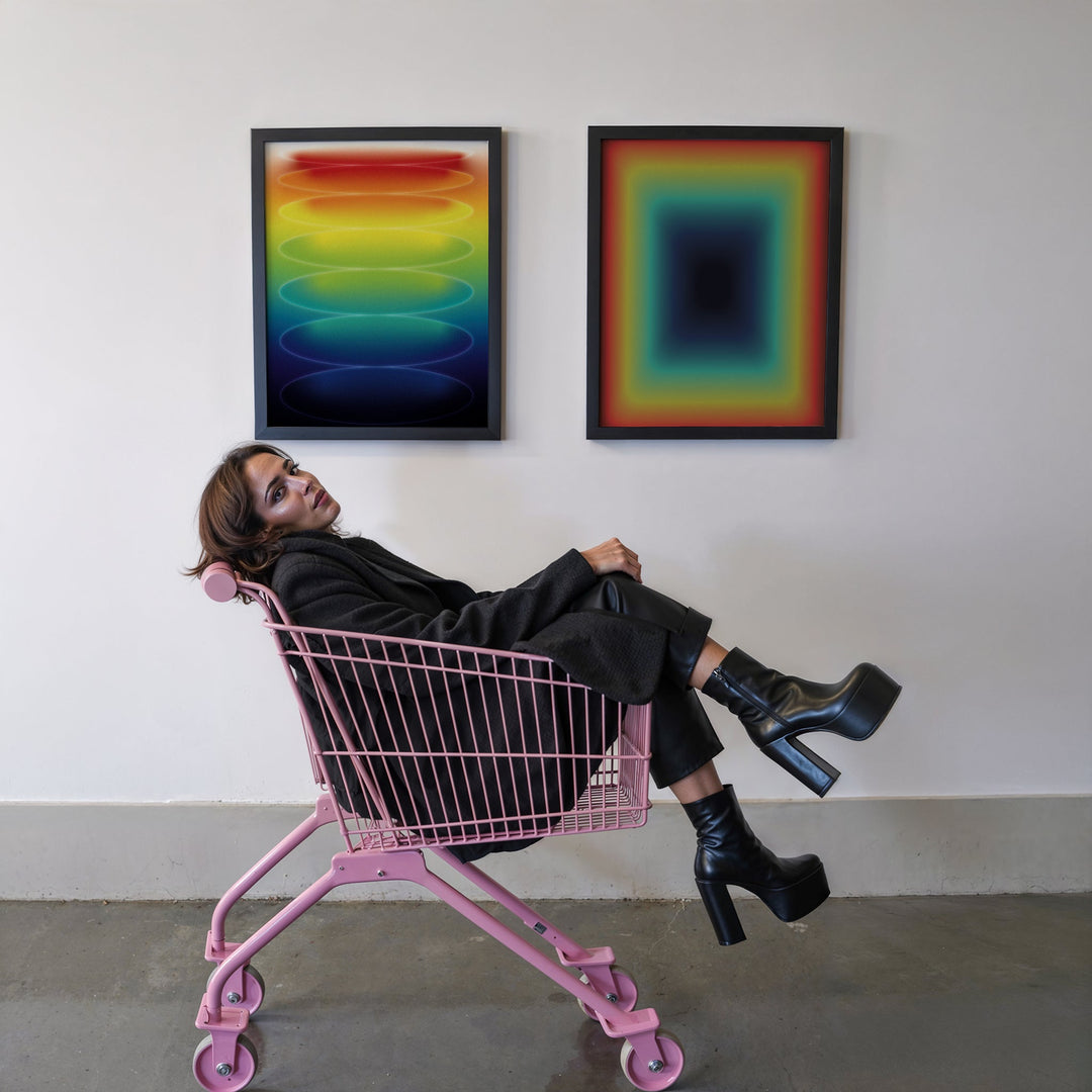 Prism Bloom Set of 2 Wall Art Prints wall - art - picture - poster