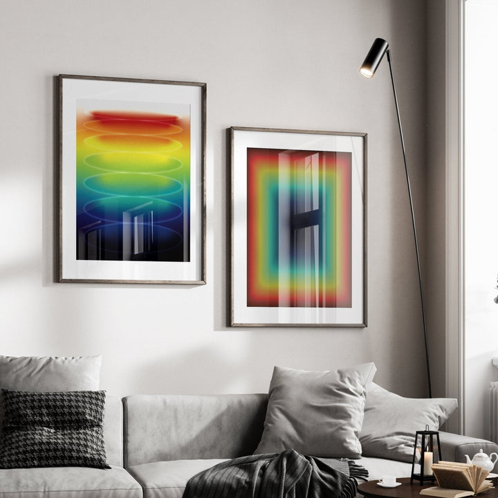 Prism Bloom Set of 2 Wall Art Prints wall - art - picture - poster
