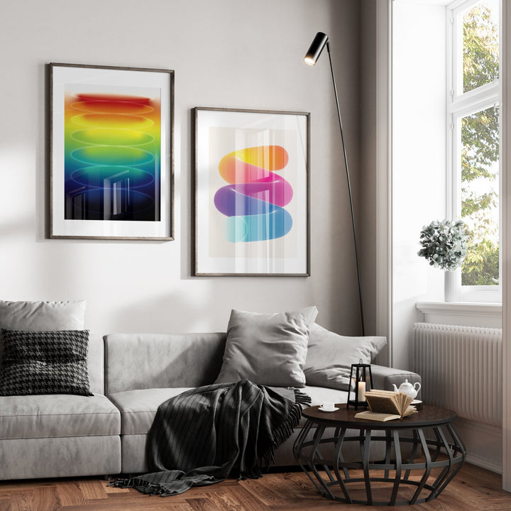 Prism Slinky Set of 2 Wall Art Prints wall - art - picture - poster