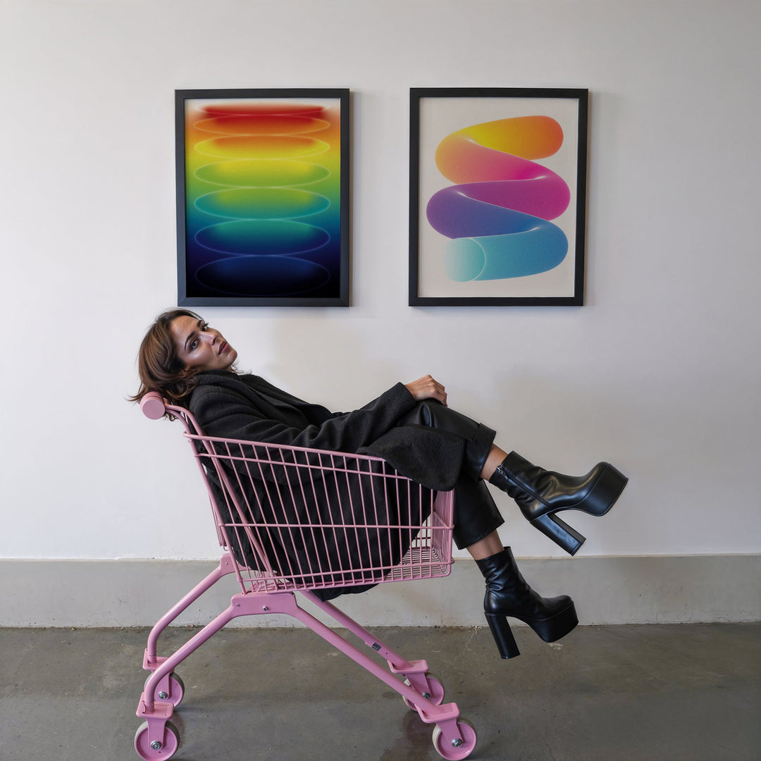 Prism Slinky Set of 2 Wall Art Prints wall - art - picture - poster