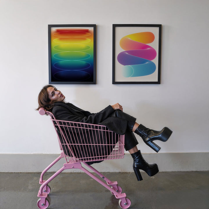 Prism Slinky Set of 2 Wall Art Prints wall - art - picture - poster