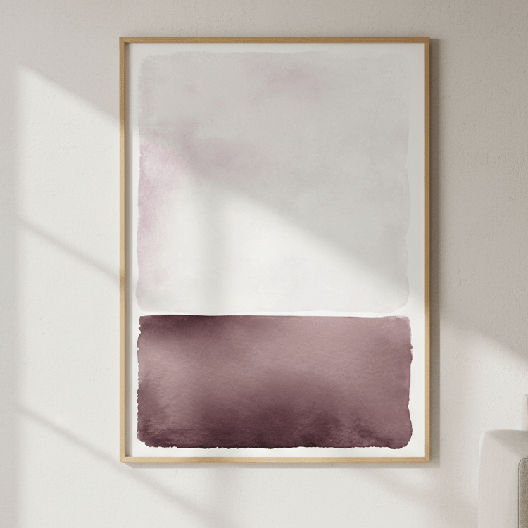 Purple Rothko by Deer Muskeeter wall - art - picture - poster