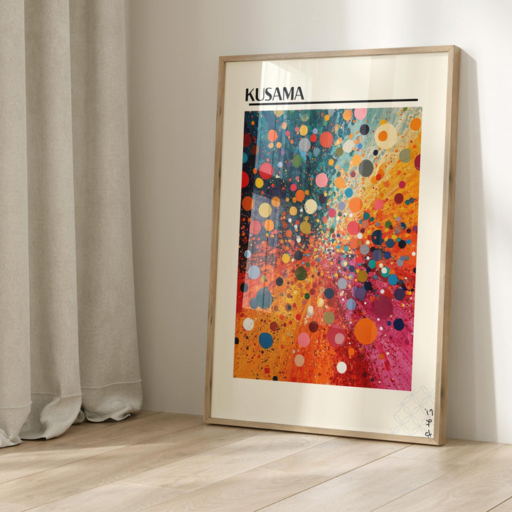 Radial Multicolour Infinity by Yayoi Kusama - Style My Wall