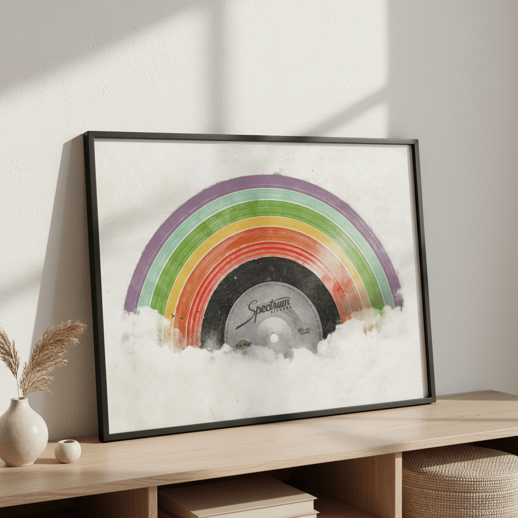 Rainbow Classics by Florent Bodart wall - art - picture - poster