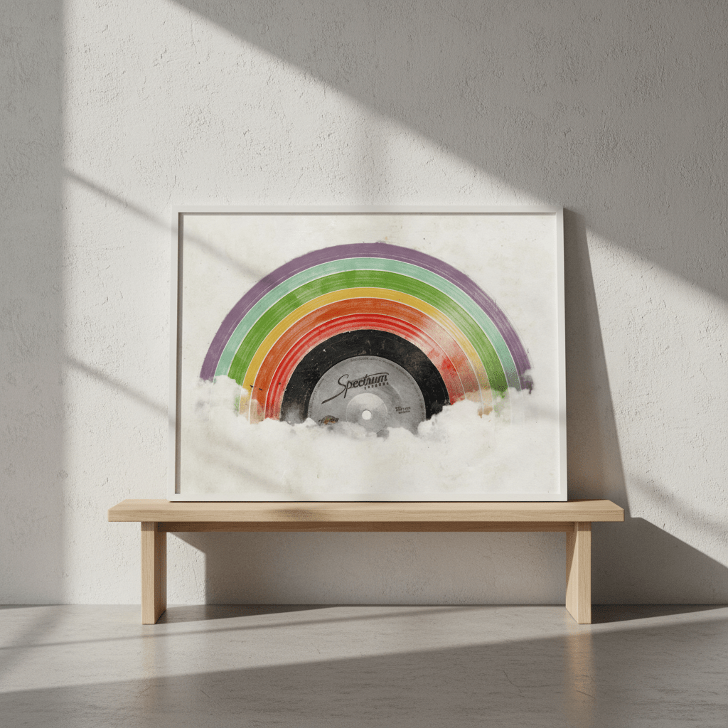 Rainbow Classics by Florent Bodart wall - art - picture - poster