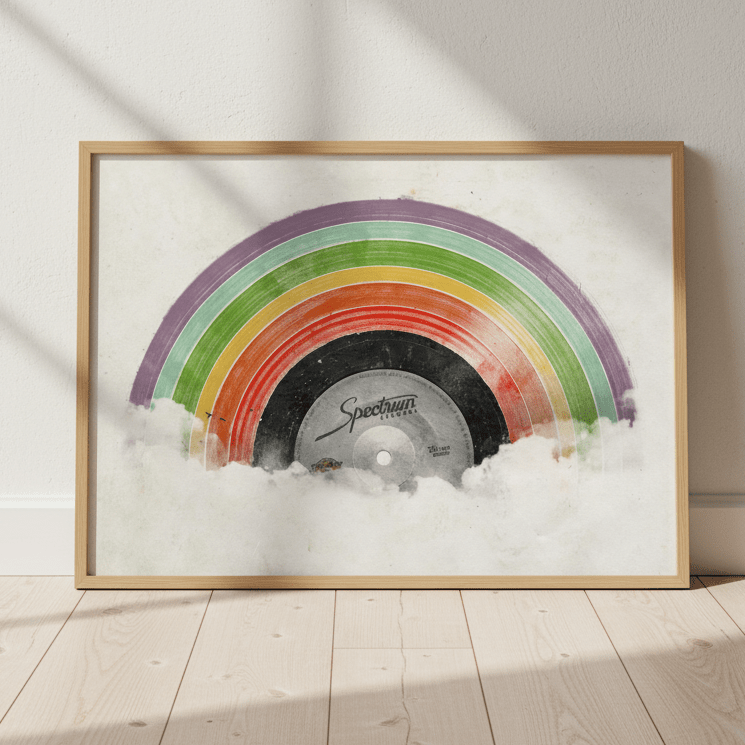 Rainbow Classics by Florent Bodart wall - art - picture - poster