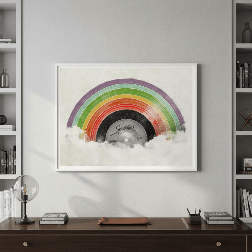 Rainbow Classics by Florent Bodart wall - art - picture - poster