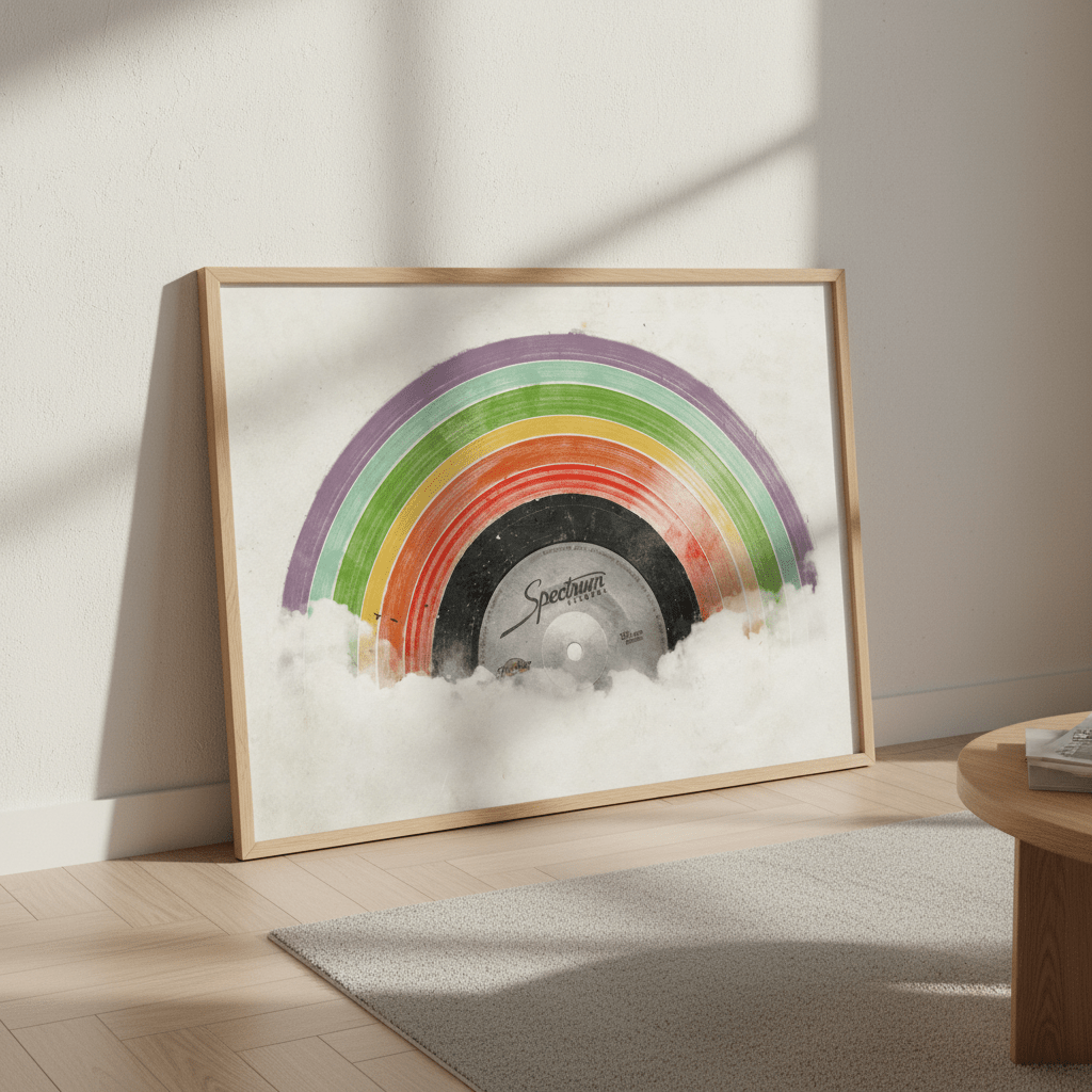 Rainbow Classics by Florent Bodart wall - art - picture - poster