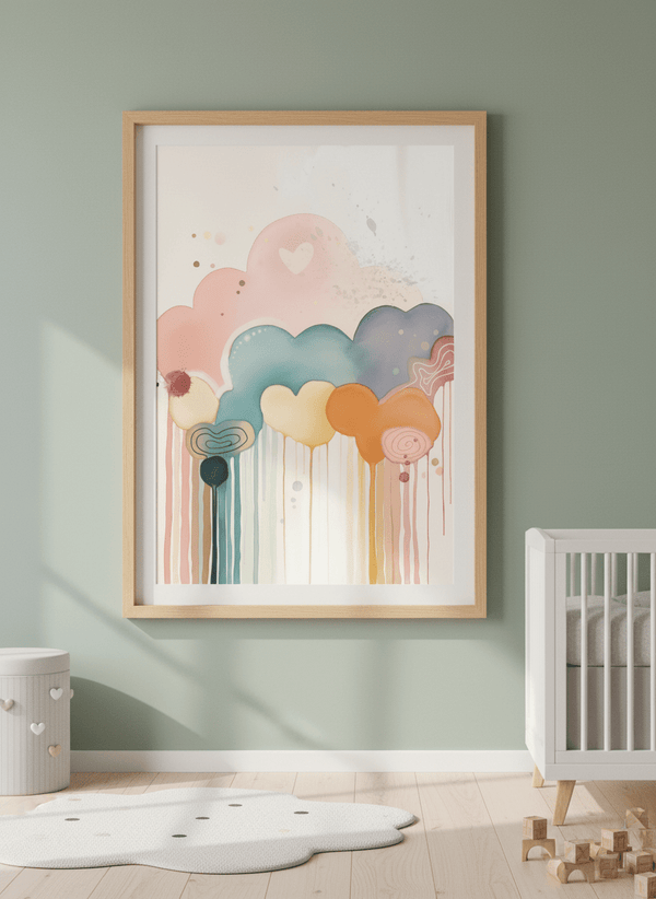 Rainbow Drizzle Accent by Bella Eve