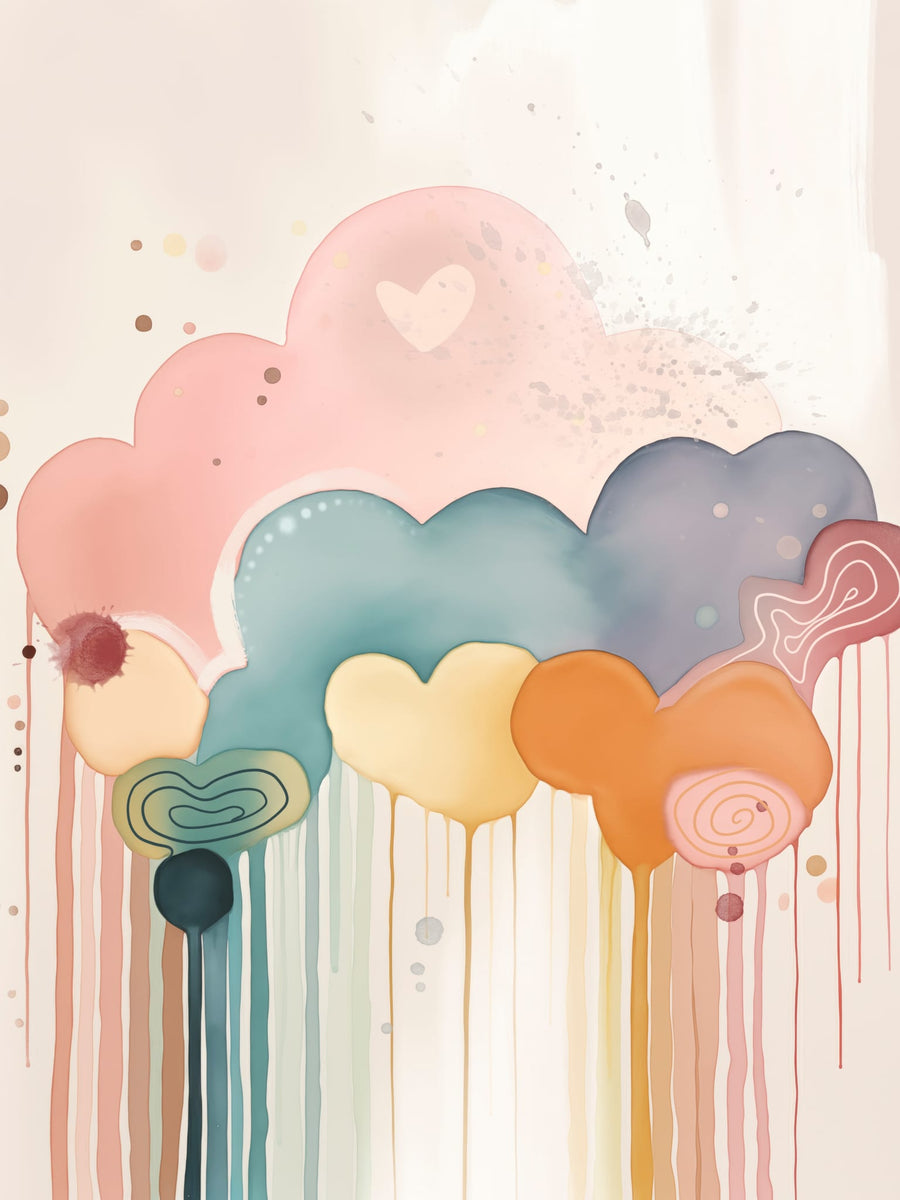 Rainbow Drizzle Accent by Bella Eve