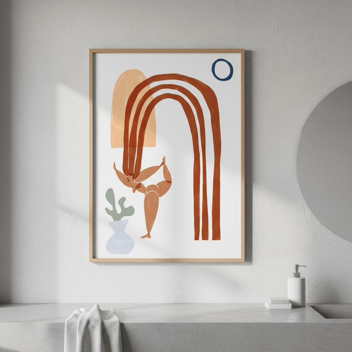 Rainbow Warrior by Ivy Green Illustrations wall - art - picture - poster