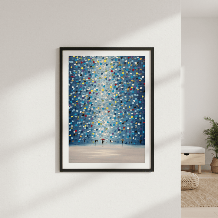 Raindrop Confetti by Ekaterina Ermilkina wall - art - picture - poster