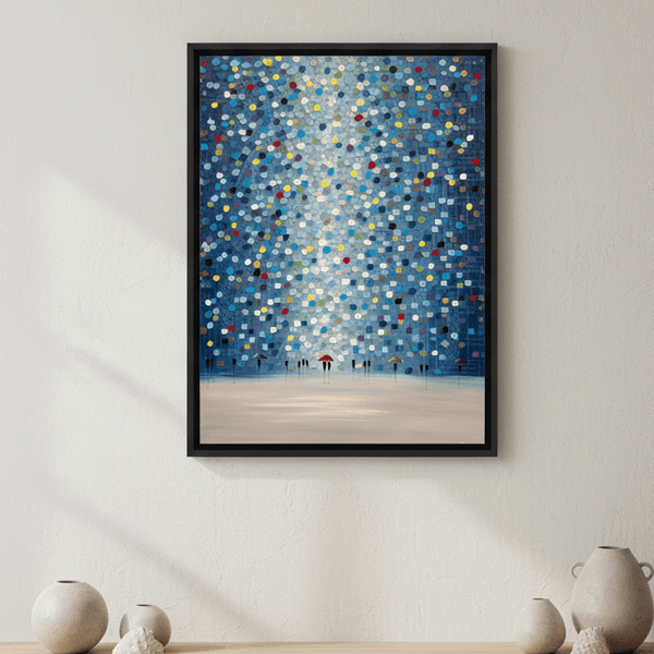 Raindrop Confetti by Ekaterina Ermilkina | Art & Canvas Print