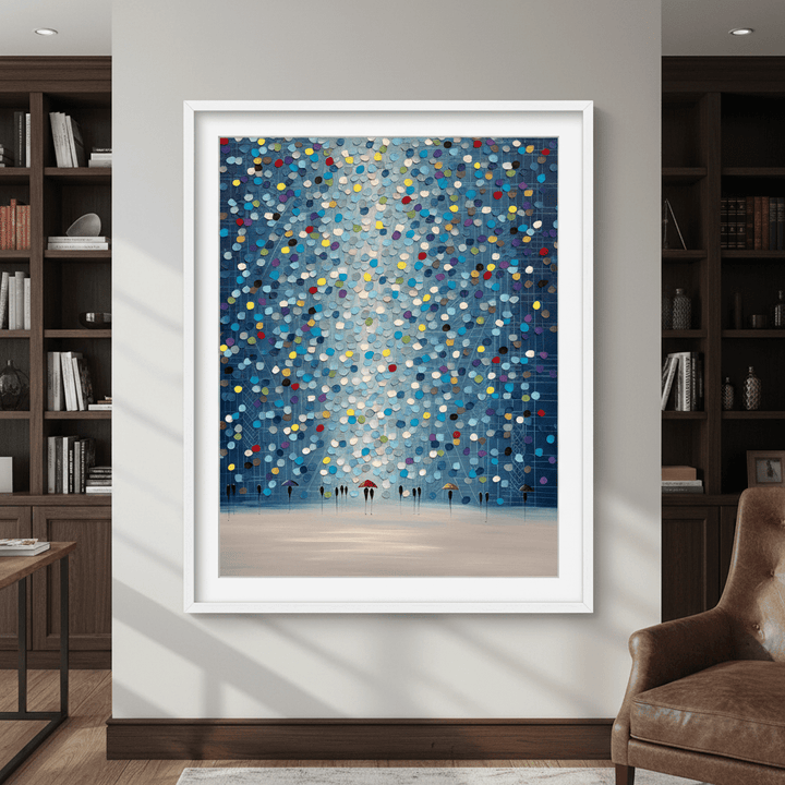 Raindrop Confetti by Ekaterina Ermilkina wall - art - picture - poster