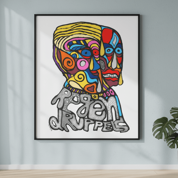 Raindrops by Sven Reubens wall - art - picture - poster