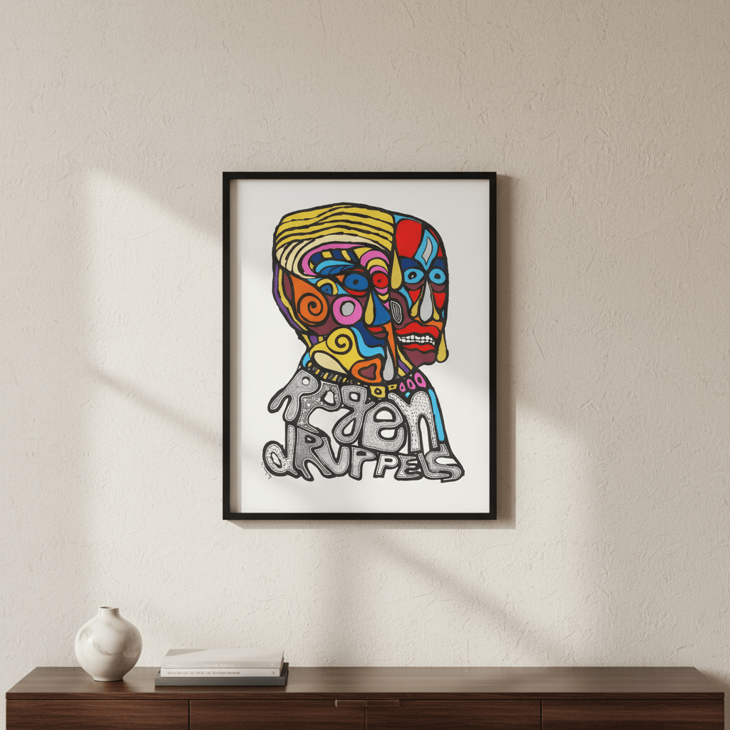 Raindrops by Sven Reubens wall - art - picture - poster