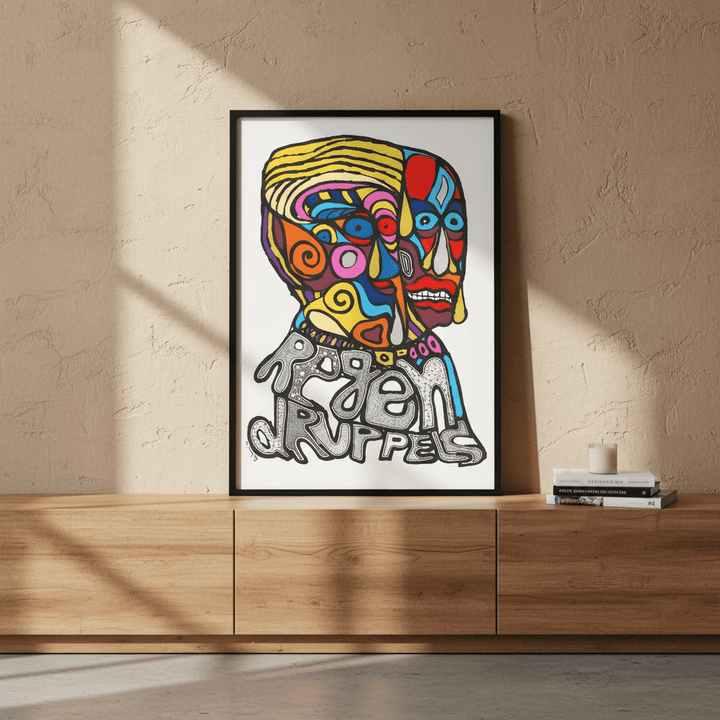 Raindrops by Sven Reubens wall - art - picture - poster