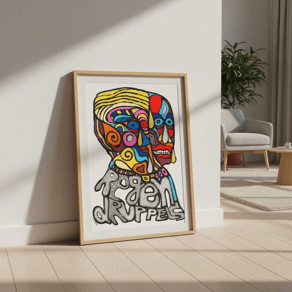 Raindrops by Sven Reubens wall - art - picture - poster