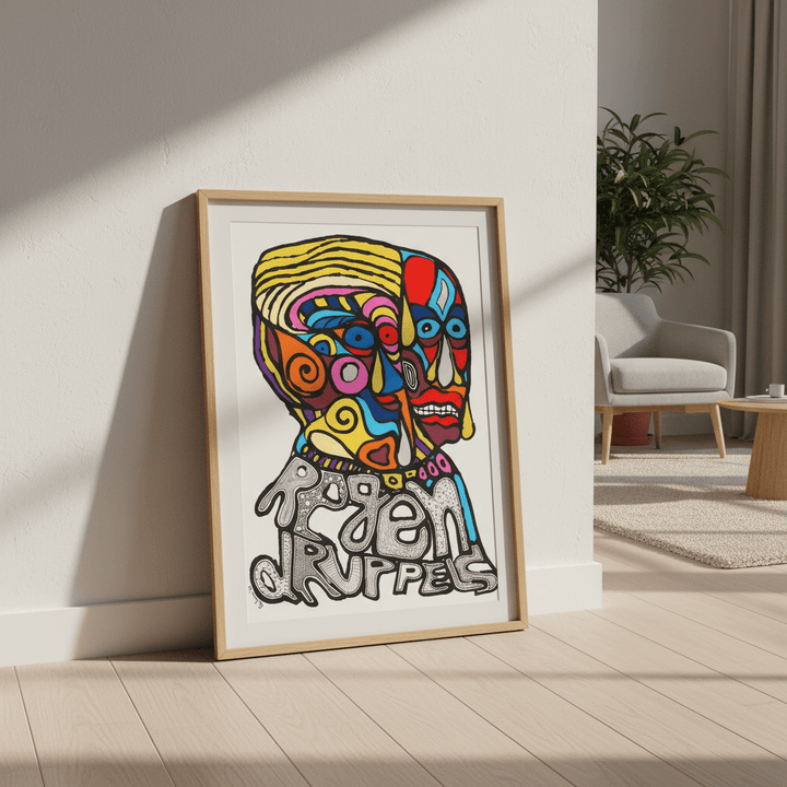 Raindrops by Sven Reubens wall - art - picture - poster