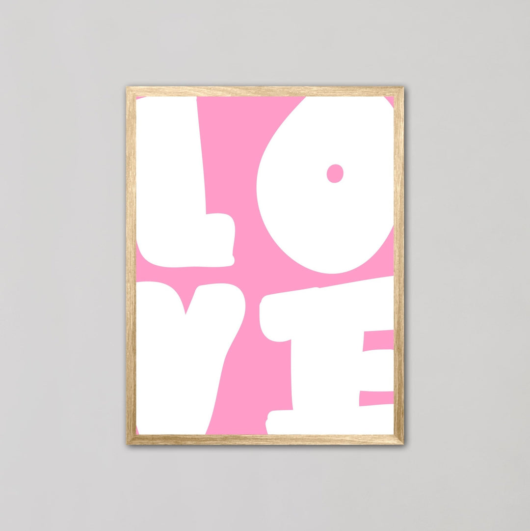 Rebels of Romance Pink Love Wall Art - Style My Wall