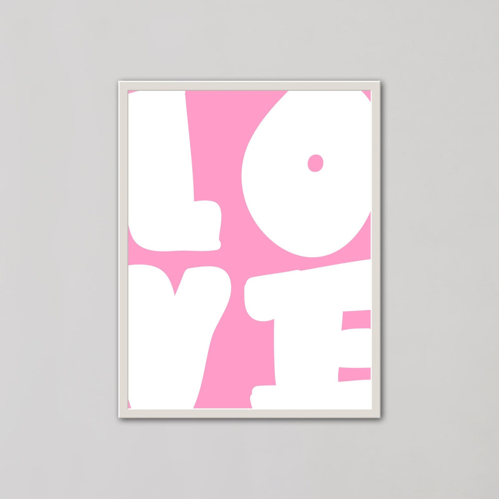 Rebels of Romance Pink Love Wall Art - Style My Wall