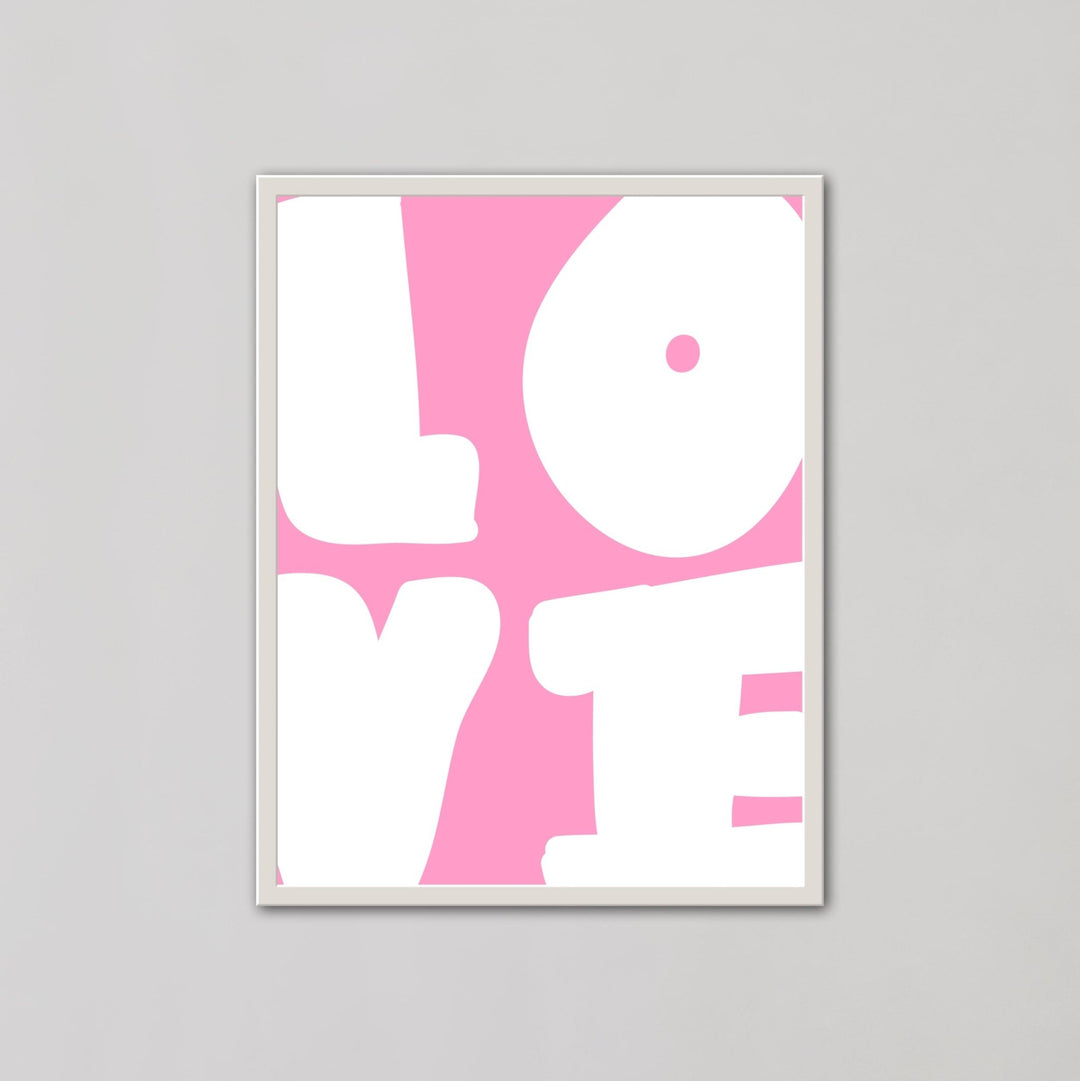 Rebels of Romance Pink Love Wall Art - Style My Wall