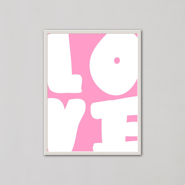 Rebels of Romance Pink Love Wall Art - Style My Wall