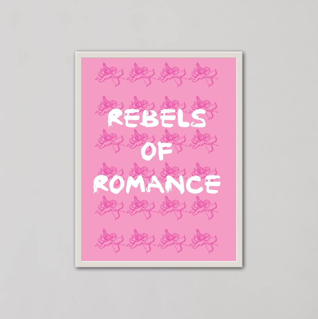 Rebels Of Romance Pink Wall Art - Style My Wall