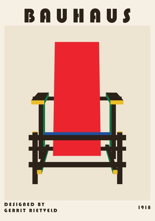 Red & Blue Chair Study