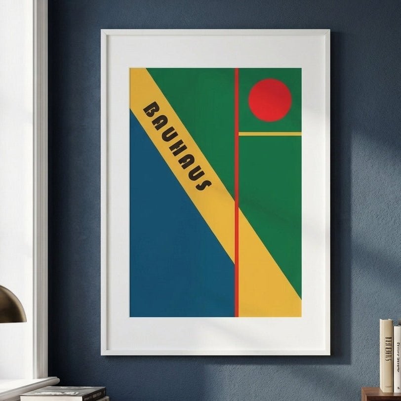 Red Circle Study by Bauhaus wall - art - picture - poster