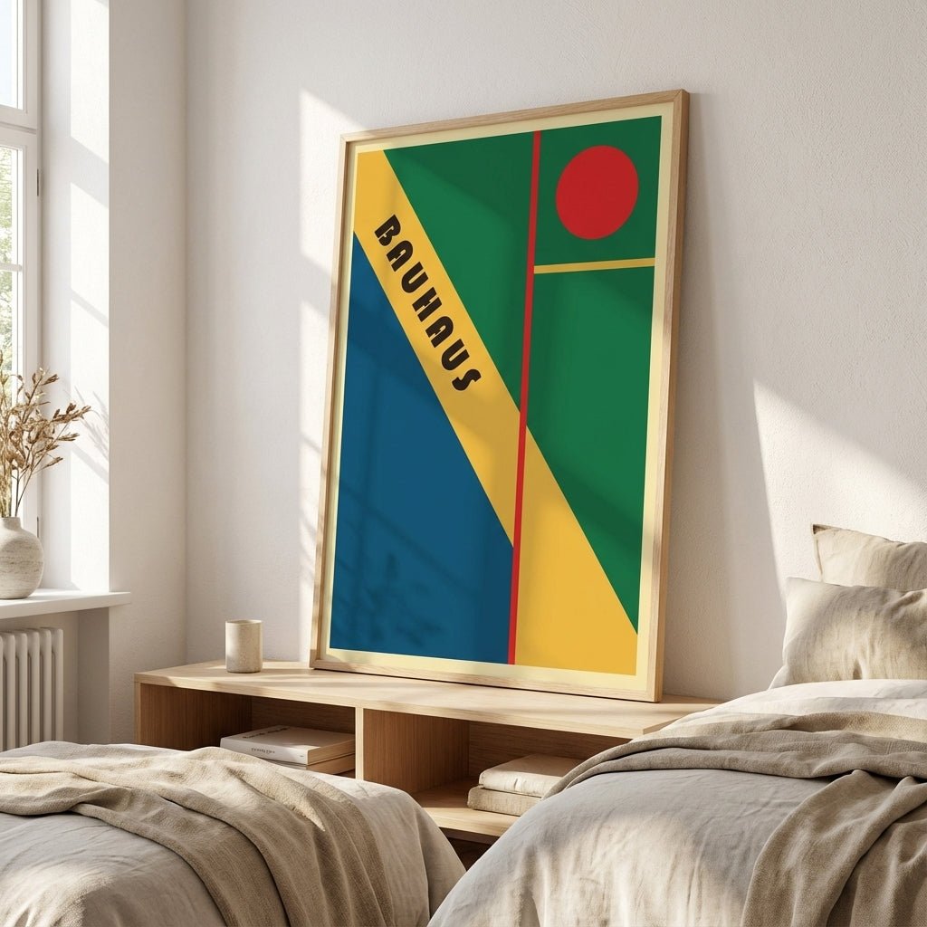 Red Circle Study by Bauhaus wall - art - picture - poster