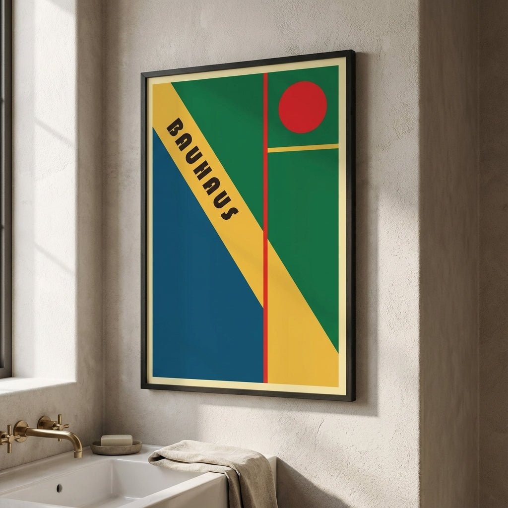 Red Circle Study by Bauhaus wall - art - picture - poster