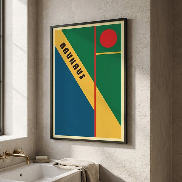 Red Circle Study by Bauhaus wall - art - picture - poster