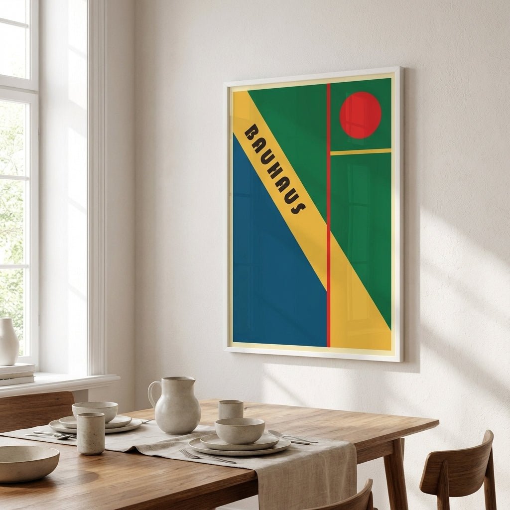 Red Circle Study by Bauhaus wall - art - picture - poster