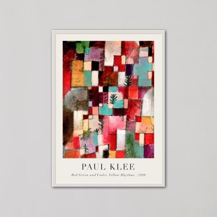 Red, Green & Violet - Yellow 1920 by Paul Klee Wall Art - Style My Wall