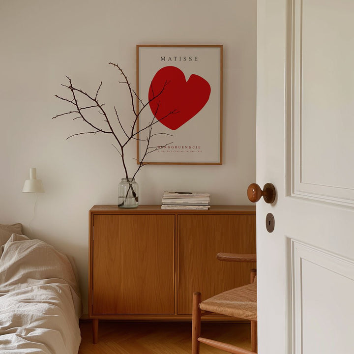 Red Heart Love Art By Henri Matisse - Style My Wall