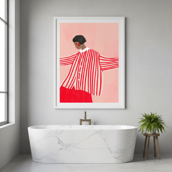 Red Skirt by Bea Muller wall - art - picture - poster