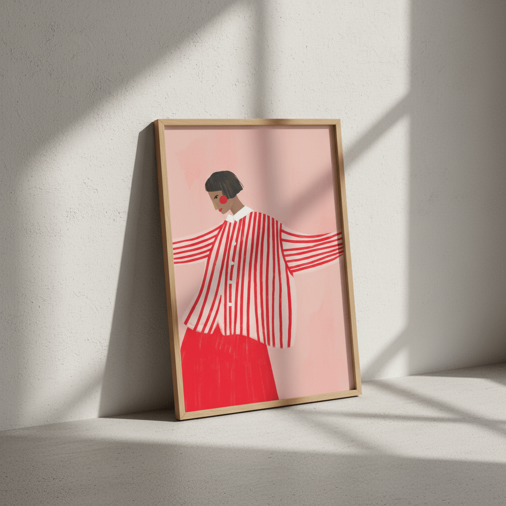 Red Skirt by Bea Muller wall - art - picture - poster